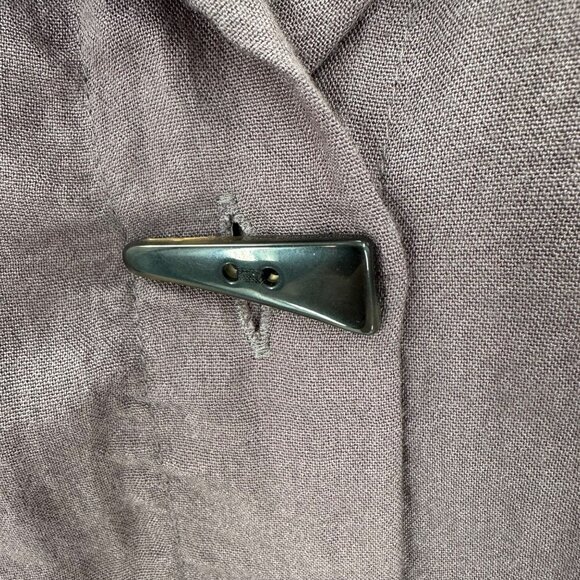 Habitat Womens Brown Rayon/Nylon Blend 3/4 Sleeve Button-Down Shirt Size S - Picture 4 of 7